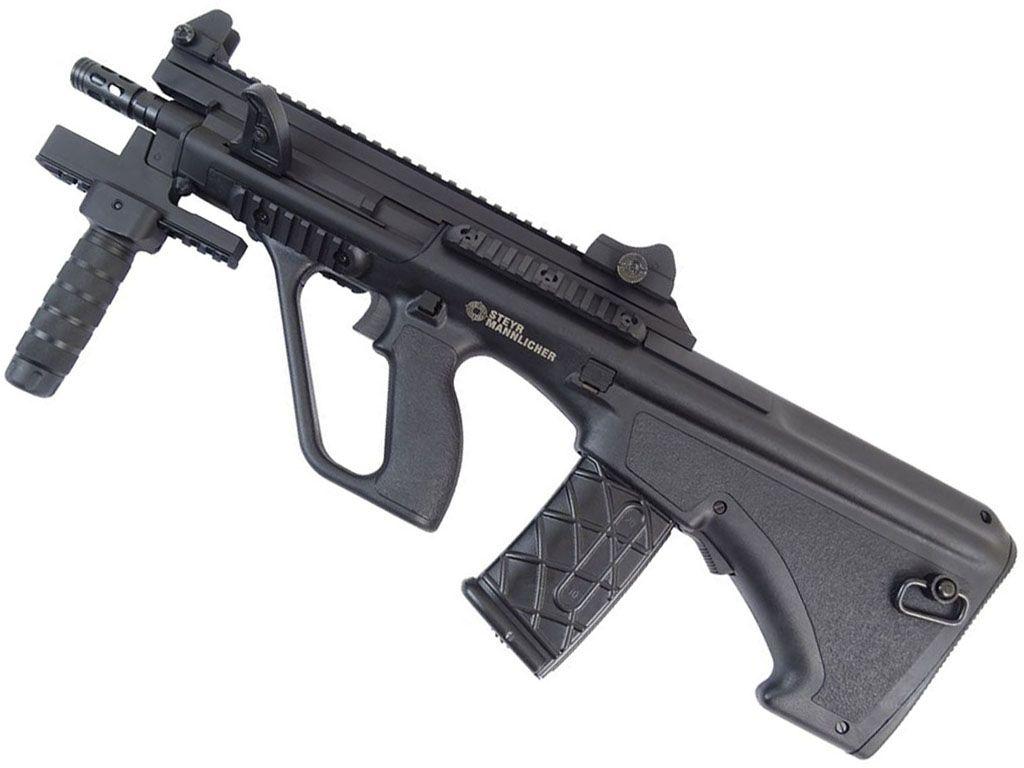 Buy Steyr Aug A3 Xs Commando Black Aeg Airsoft Rifle Replicaairguns Ca