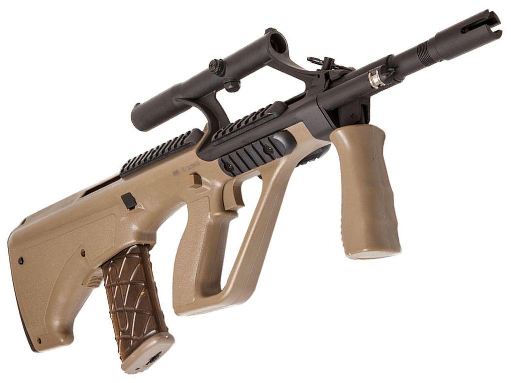 ASG Steyr AUG A1 Compact Tan AEG Rifle | ReplicaAirguns.ca