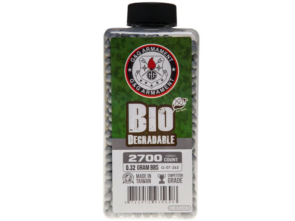 G&G 0.32G Bio AIRSOFT BBS Bottle 2700 Ct