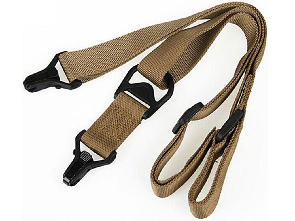 1 Or 2 Point Nylon Tactical Tan Sling