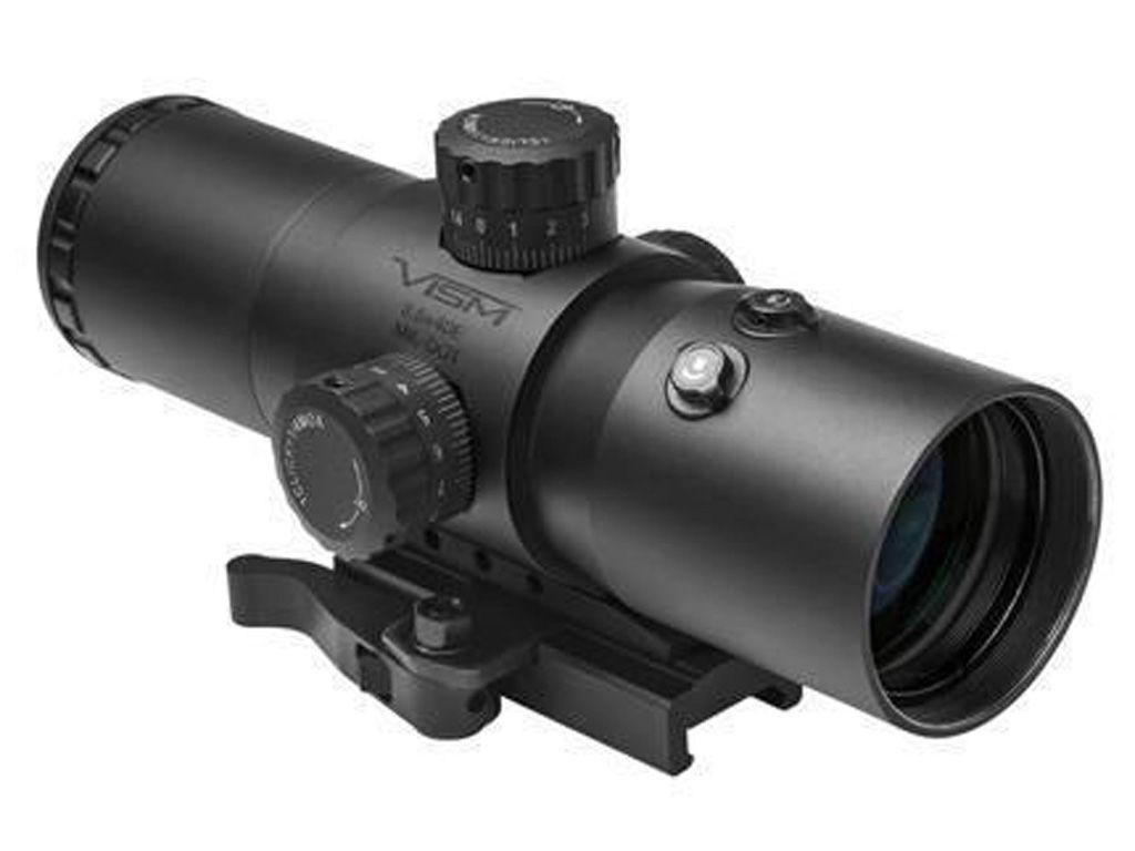 NcStar CBT 3.5x Mil-Dot Prismatic Scope Mount with Red Laser