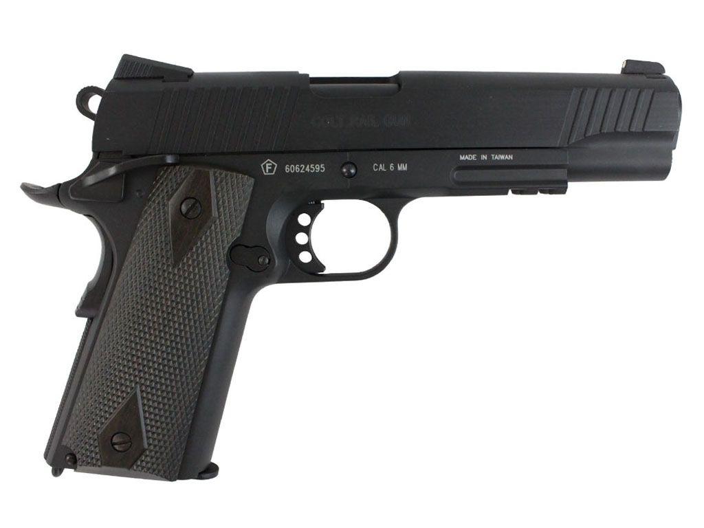 Colt 1911 Rail Gun Blowback Airsoft Pistol | ReplicaAirguns.ca