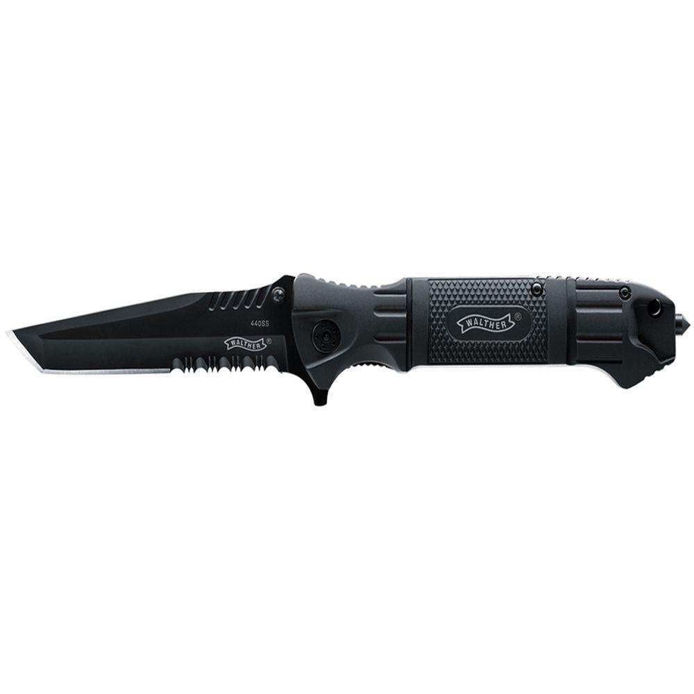 Walther Black Tanto Tactical Folding Knife