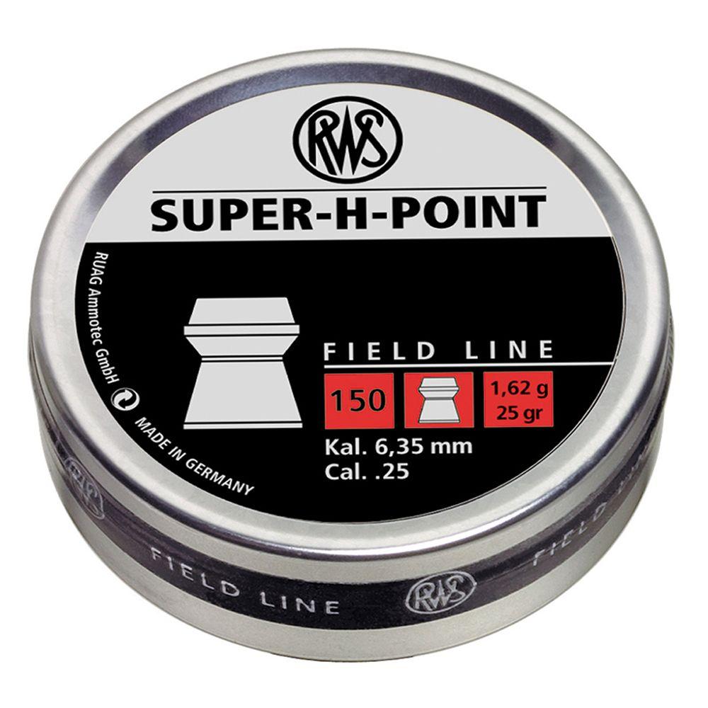 RWS Super H-Point 1.62 .25 Cal Pellets 150-Pack