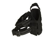 Double Strap Drop Leg Black Holster