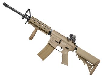 G&G Top Tech TR16 R4 Commando Desert Tan Airsoft Rifle