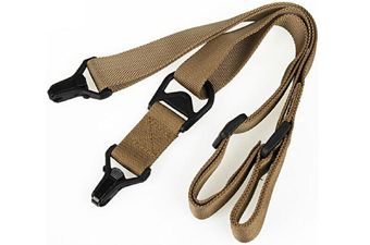 1 Or 2 Point Nylon Tactical Tan Sling