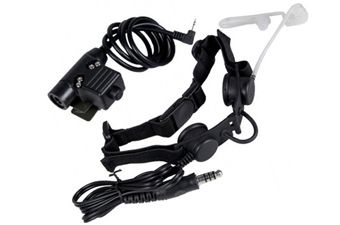 Airsoft Push-to-Talk Throat Radio Mic