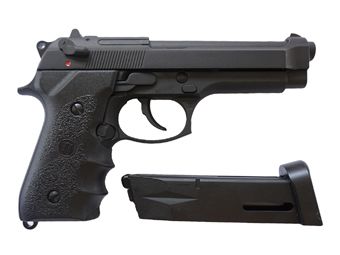KJ Works M9 Tactical Airsoft Pistol CO2 Blowback