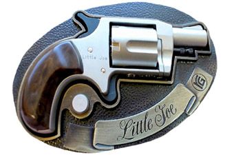 Little Joe Nickel Blank Gun with Belt Buckle