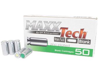 MAXXTech PAK Blanks 9mm - 50ct.