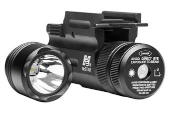 Ncstar Compact Pistol And Rifle Green Laser Flashlight