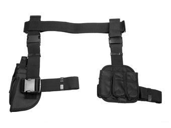 Ncstar VISM 3pc Drop Leg Gun Holster/Magazine Holder