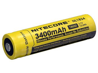 Nitecore 18650 Li-ion Battery 3.7V 3400mAh