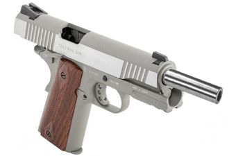 Colt 1911 Rail Gun Stainless Airsoft Pistol