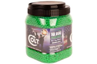 Colt Green Airsoft BBs .12g - 10000ct