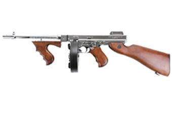 King Arms M1928 Silver Thompson HI Grade Airsoft Rifle