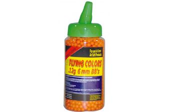 Flying Colors Orange Airsoft BBs .12g - 2000ct