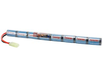 Tenergy 9.6V 1600mAh Stick Pack Mini NiMH Airsoft Battery