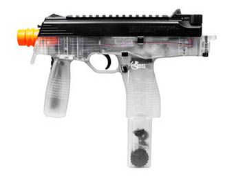 Combat Zone Mag 9 Clear Electric Machine Gun