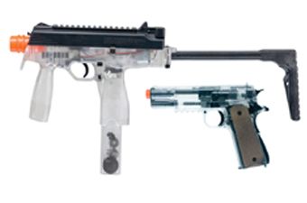 Combat Zone Action Kit Clear Rifle