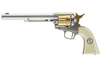 Colt Peacemaker Nickel & Gold CO2 Pellet Revolver