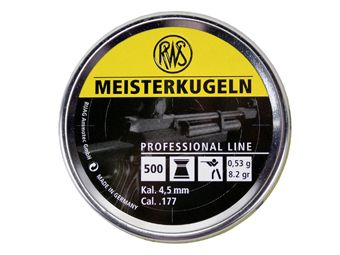 RWS Meisterkugeln .177 8.2gr Wadcutter Pellets 500ct