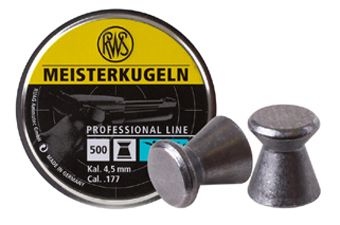 RWS Meisterkugeln .177 Cal Wadcutter Pellets 500ct