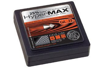 RWS Hypermax 5.5mm .22 Pellets 80-Pack