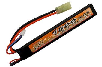 7.4V 1300mAh 15C LIPO AEG Mini Battery