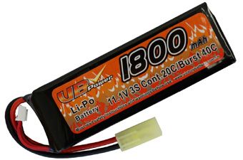 11.1V 1800mAh 20C LIPO AEG Battery