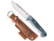Benchmade Bushcrafter Fixed Knife Plain Blade - Blue