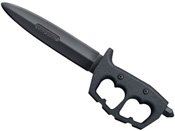 Cold Steel Trench Rubber Trainer Fixed Knife - Black