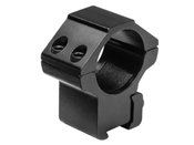 NcStar 1 Inch X 1.1 Inch High 3/8 Inch Dovetail Black Rings