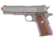 Colt MK IV Series 70 Silver W/ Wood Grip GBB Airsoft gun