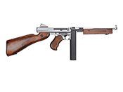 King Arms M1A1 Silver Thompson HI Grade Airsoft Rifle
