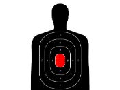 Silhouette Target 12x18 Inch 8 Pack