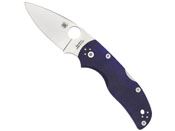 Spyderco Native 5 Folding Knife Plain Purple 