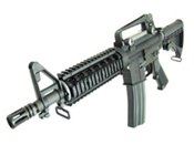 WE M4 CQBR Open Bolt GBB Full Metal Airsoft Rifle